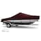 Eevelle Silvercloud Boat Cover V HULL Cntr Console, Poling Platform w/Outboard 14' 6in. L 96in. W Burgundy SCVCCP1496B-BRG - alternate 1